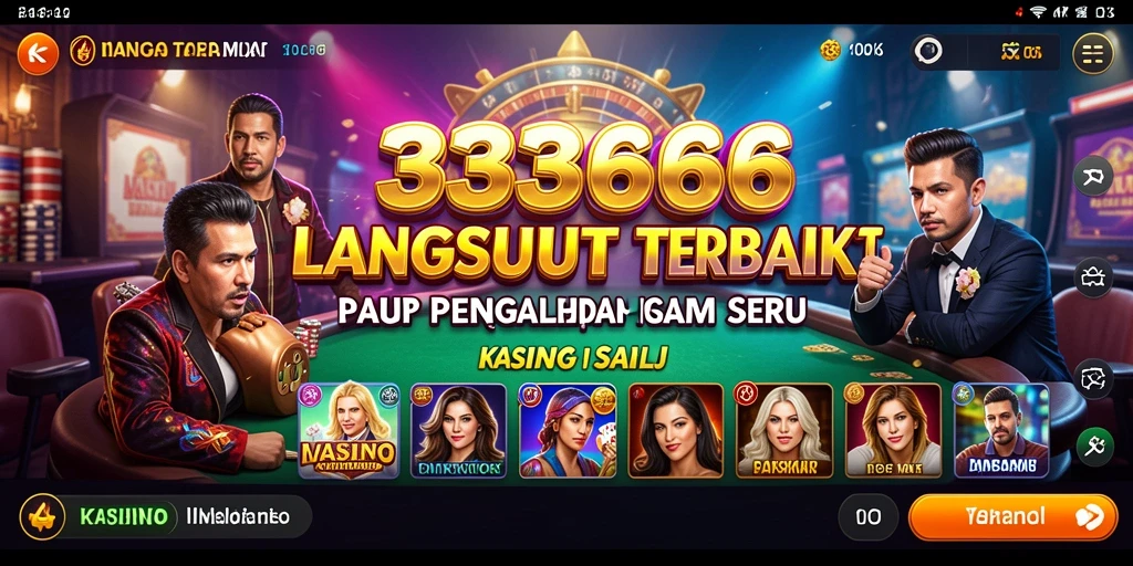 Tampilan gameplay <strong>333666</strong> dengan dealer langsung yang menarik.