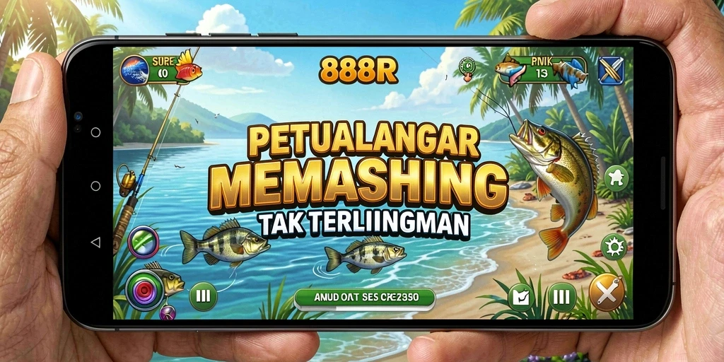 Gameplay menarik dari 888R saat memancing di laut.