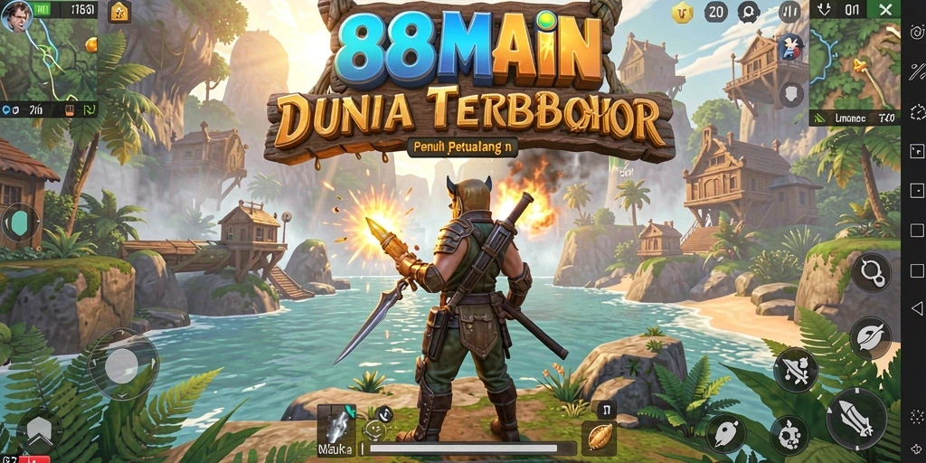 Screenshot gameplay 88MAIN memperlihatkan petualangan dalam dunia Open World.