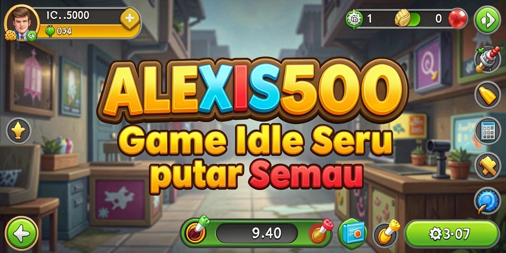 Tangkapan layar ALEXIS500 menampilkan gameplay santai yang menarik.
