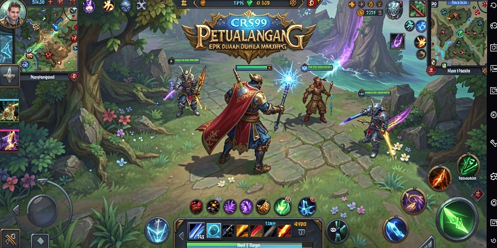 Tangkapan layar gameplay CRS99 yang menakjubkan dalam dunia MMORPG.