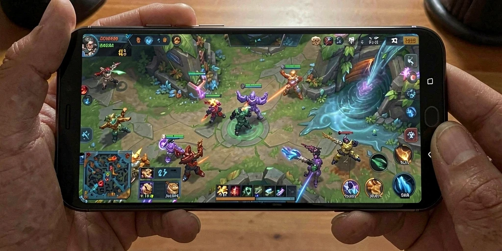 Tampilan gameplay DOWER88 dengan karakter yang penuh aksi dan strategi.