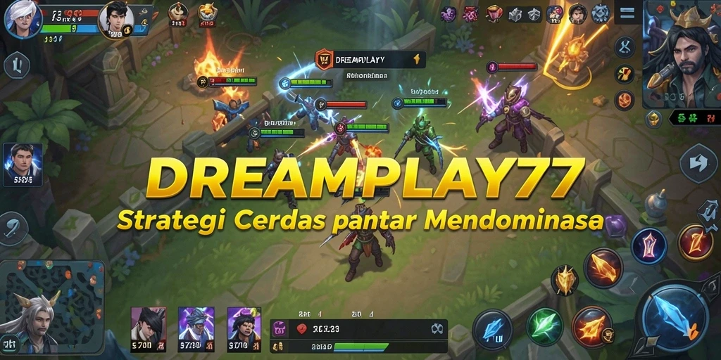 Screenshot menampilkan gameplay seru dan strategi dalam DREAMPLAY77.