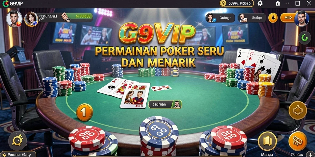 Tampilan gameplay menantang di G9VIP dengan pemain beradu strategi.
