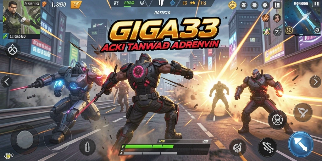 Tampilan gameplay GIGA33 yang penuh aksi dan menegangkan.