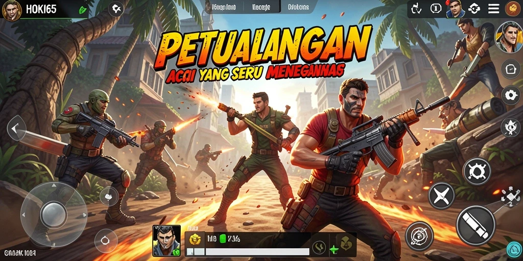 Screenshot gameplay HOKI65 yang menampilkan aksi seru dan dinamis.