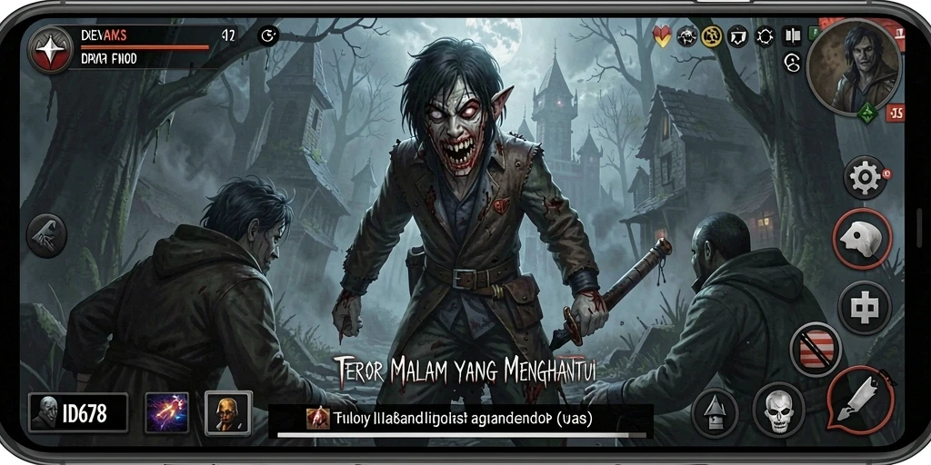 Gameplay seram dengan suasana mencekam dari ID678.