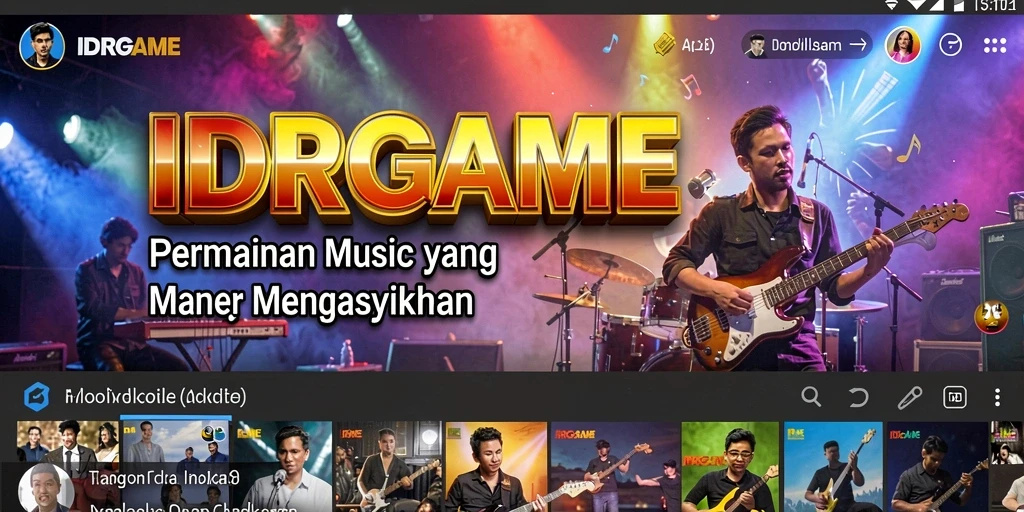 Tampilan gameplay IDRGAME yang penuh warna dan interaktif.