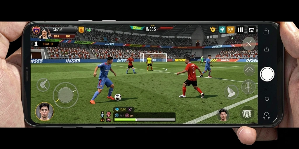 Tampilan menarik dari gameplay seru dalam INS55.