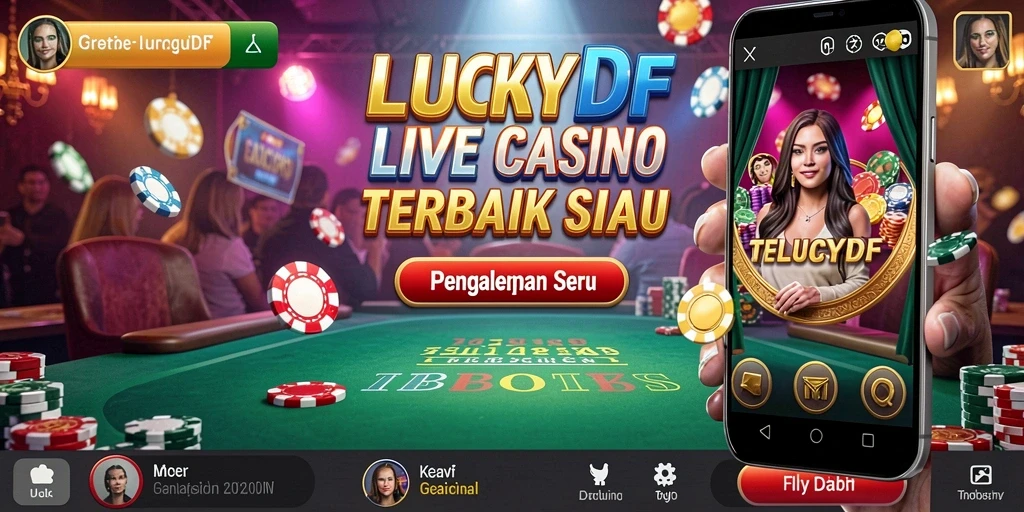 Tampilan gameplay Live Casino yang menarik dan mendebarkan.