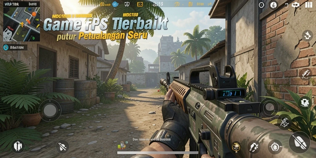 Screenshot MDG188 menampilkan aksi seru dalam gameplay FPS.