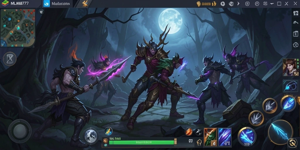 Tangkapan layar menunjukkan momen menakutkan dalam gameplay Horror.