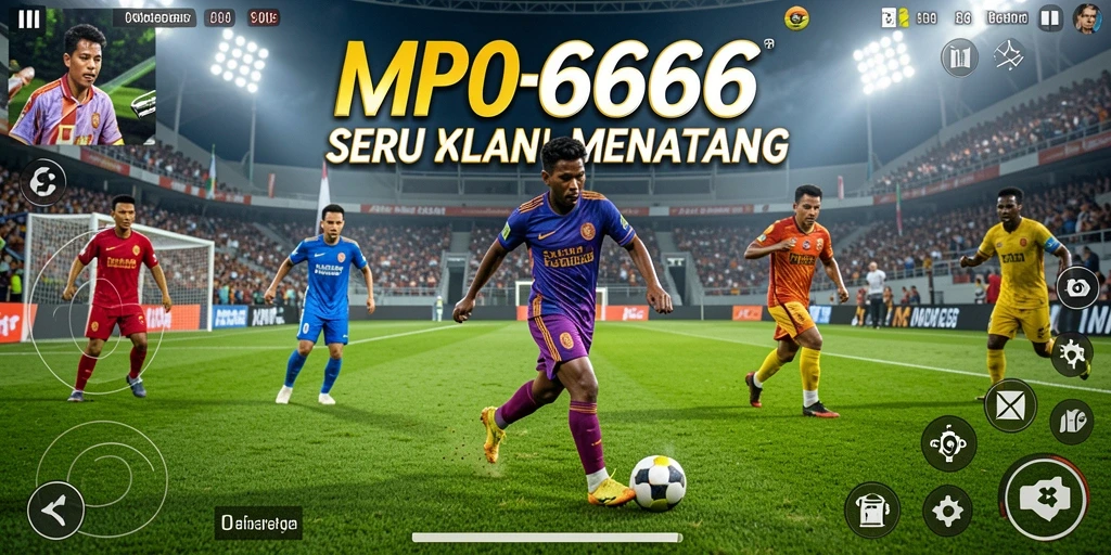 Screenshot gameplay MPO666 menampilkan pertandingan olahraga yang penuh aksi.