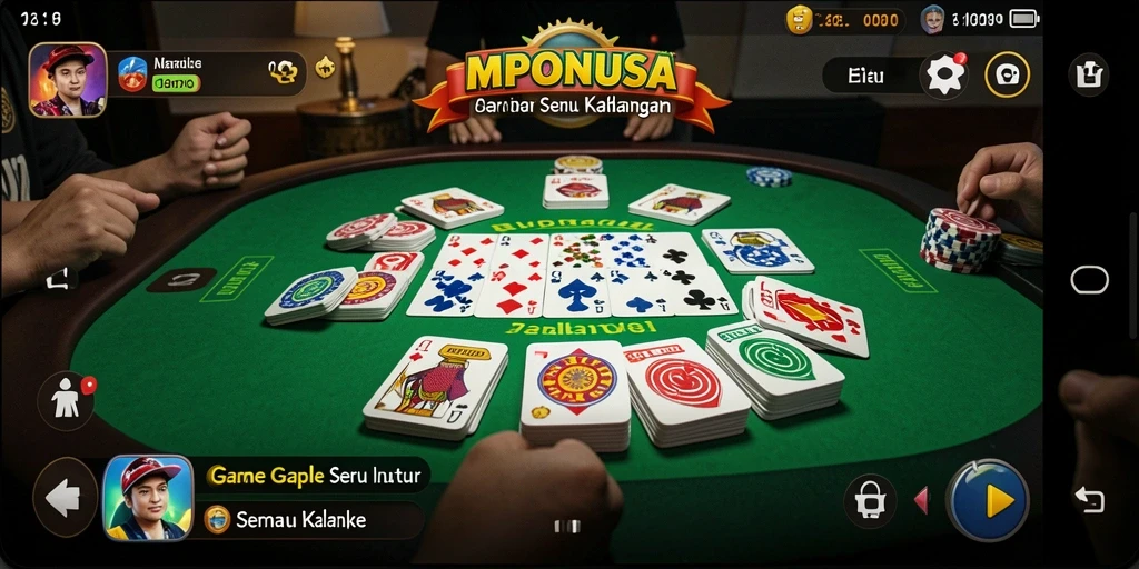 Tampilan gameplay MPONUSA yang mengasyikkan dan seru.