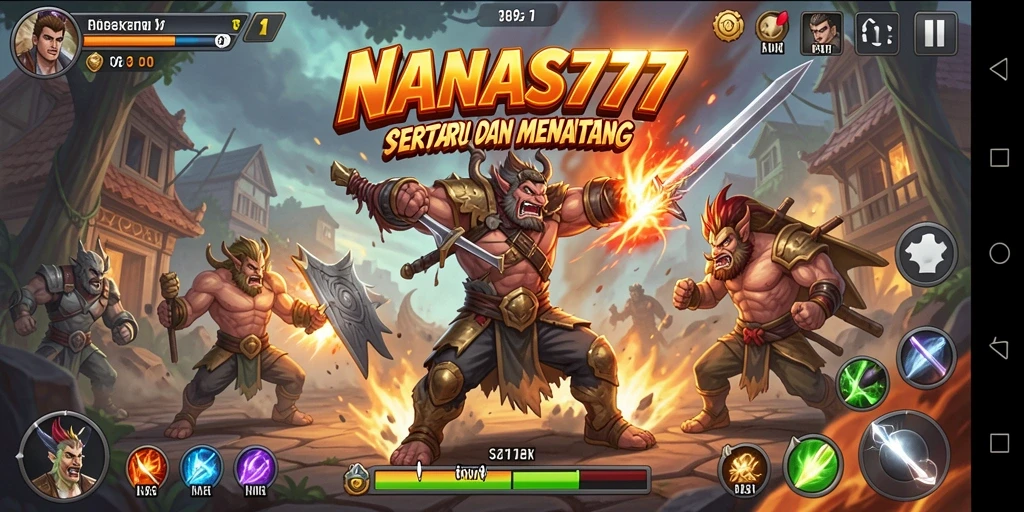 Gameplay seru dengan pertarungan dinamis NANAS777.