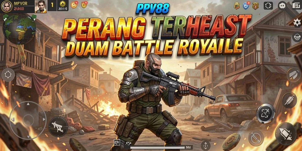 Gameplay seru dalam pertandingan Battle Royale PPV88 yang mendebarkan.