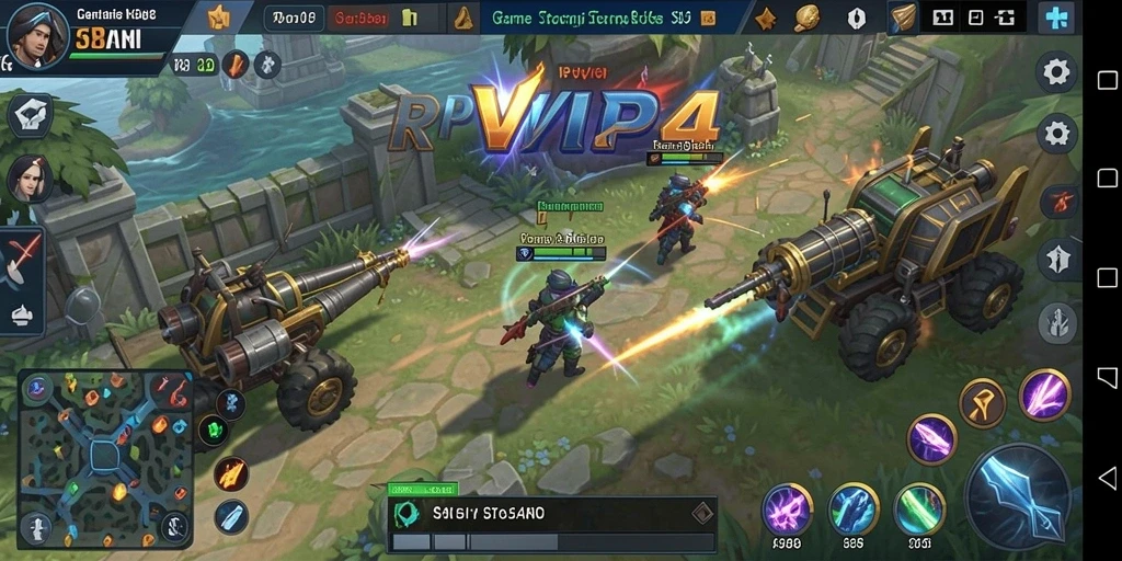 Tampilan gameplay RPVIP4 yang seru dan strategis
