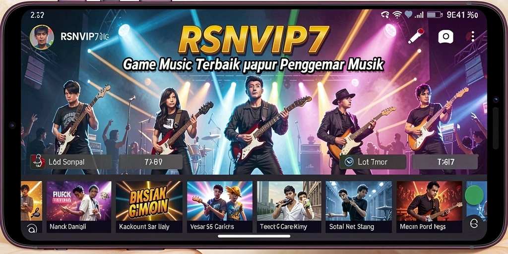 Gameplay interaktif RSNVIP7 yang menyenangkan dan penuh musik.