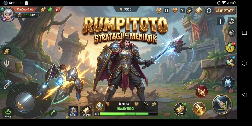 Tampilan gameplay menarik dari RUMPITOTO saat pertempuran berlangsung.