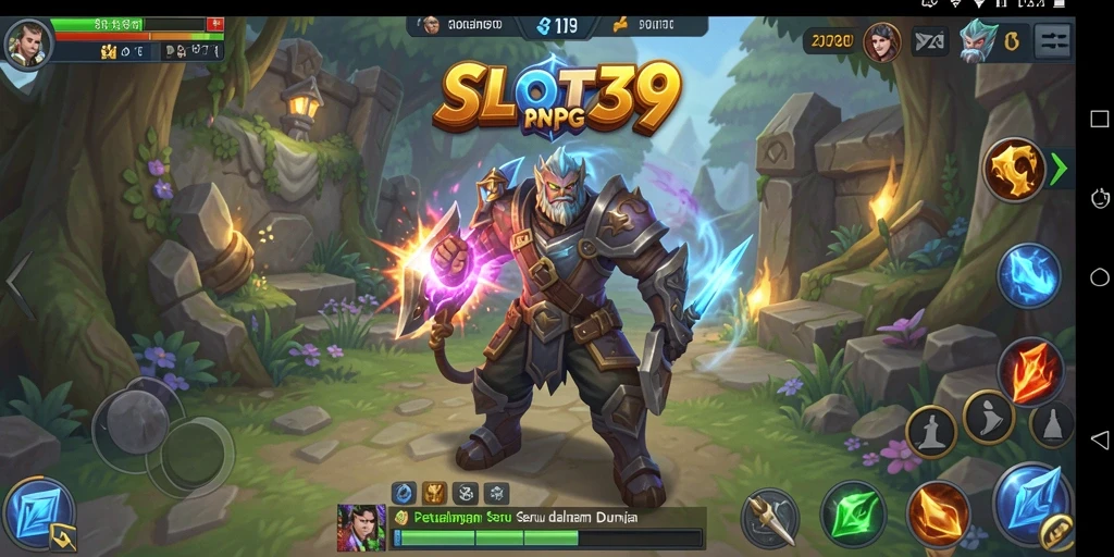 Tangkapan layar dari gameplay SLOT39 yang menunjukkan petualangan RPG seru.