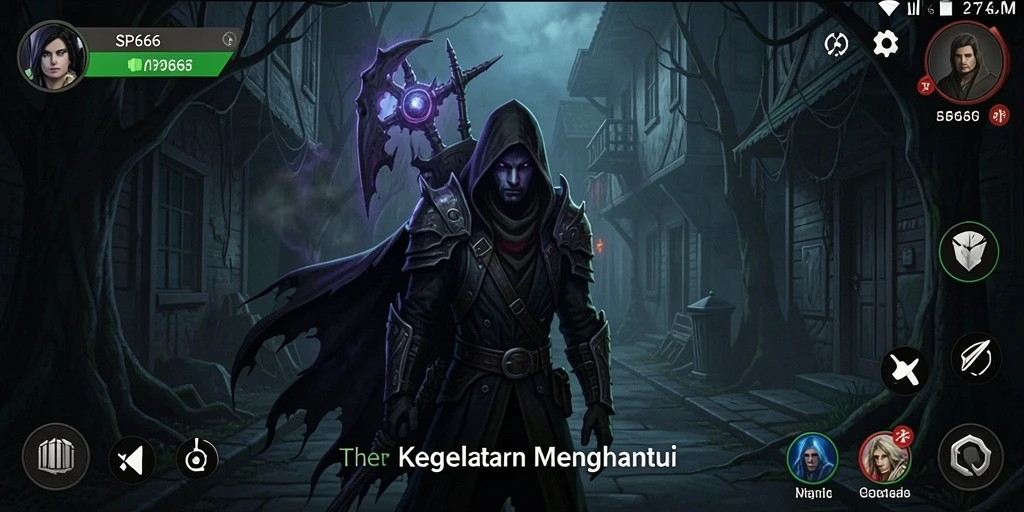 Gameplay menegangkan di dunia kegelapan SP666.