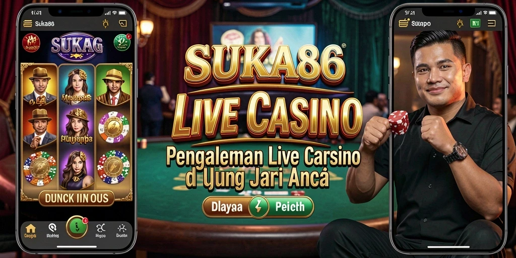 Tampilan gameplay Live Casino SUKA86 yang mengesankan dan interaktif.