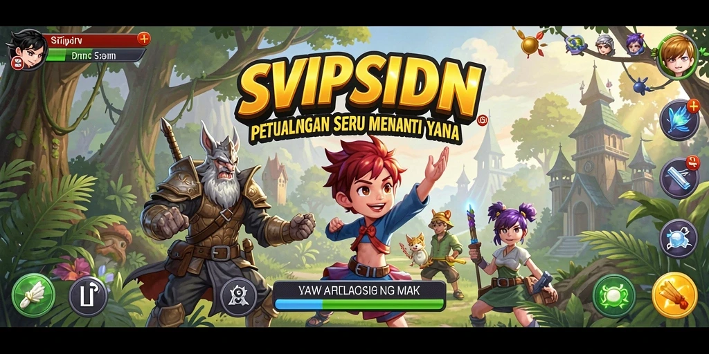 Tampilan gameplay seru SVIPSIDN dalam petualangan mendebarkan.