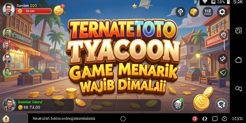Tampilan gameplay <strong>TERNATETOTO</strong> saat membangun bisnis Tycoon.