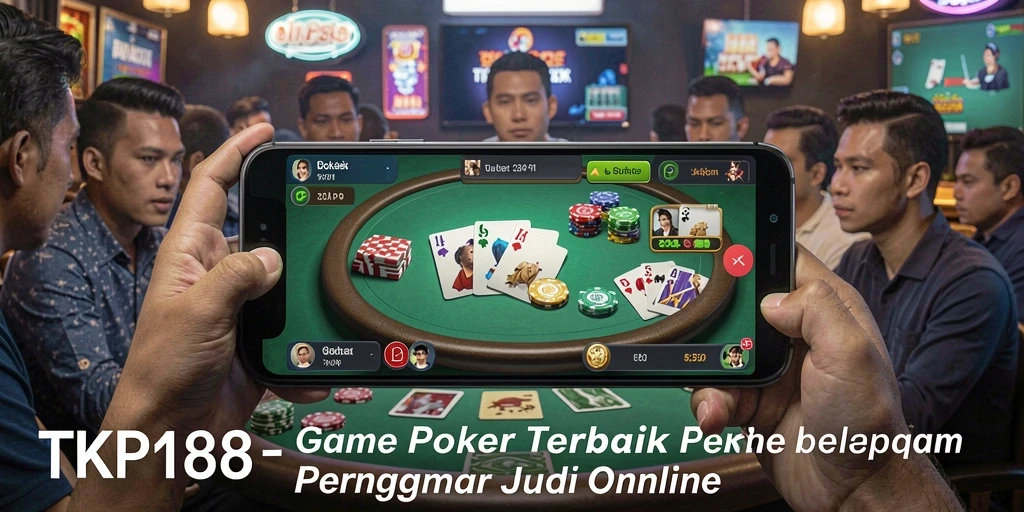 Gameplay seru mendebarkan dalam TKP188 Poker.