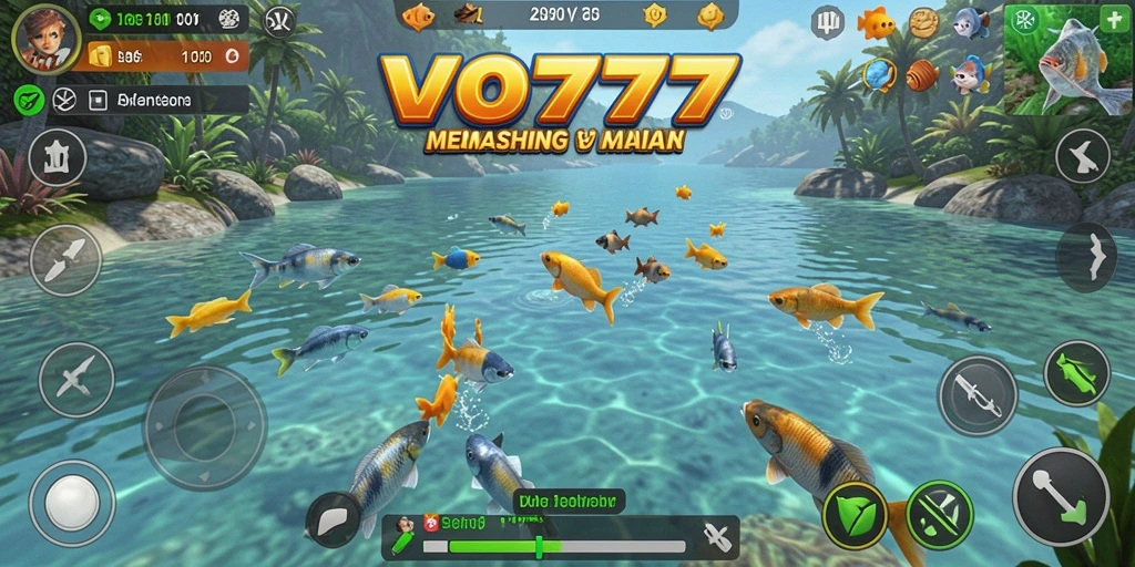 Screenshot VO777 menampilkan aksi memancing yang seru dan menantang.