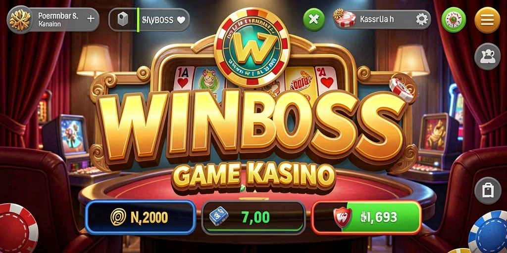 Tampilan gameplay menarik dari WINBOSS yang menunjukkan aksi kasino.